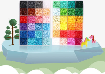 72 colors 24 colors 2.6mm Perler Fuse beads Iron beads Kit Hama beads 3D Puzzle DIY Toy Kids Creative Handmade Craft Toy Gift.