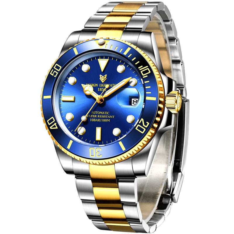 LIGE Women Watches Mechanical Watch Luxury Bracelet Wrist Wristwatch Elegant Ladies Automatic Date Clock Watch Relogio Feminino