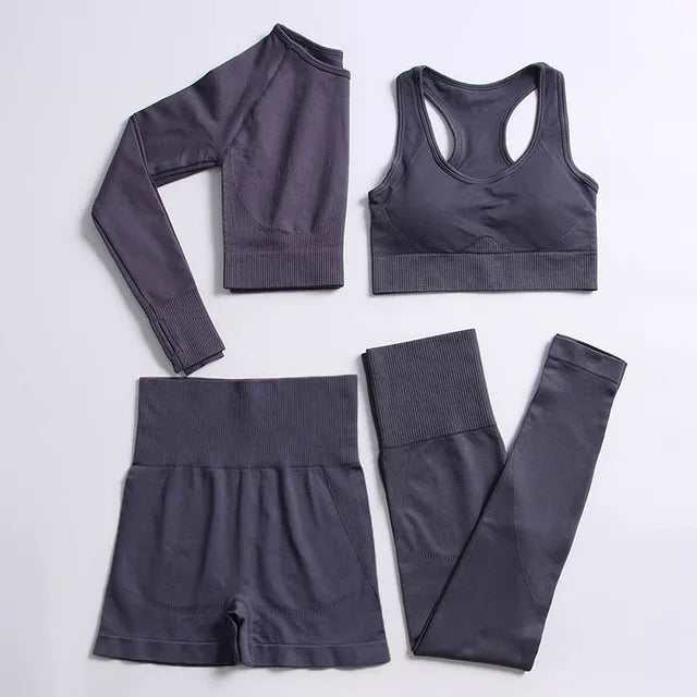 2022 Seamless Yoga Set Workout Clothes for Women Sport Set Outfit Fitness Clothing Gym Clothes Women Set Leggings Sportswear