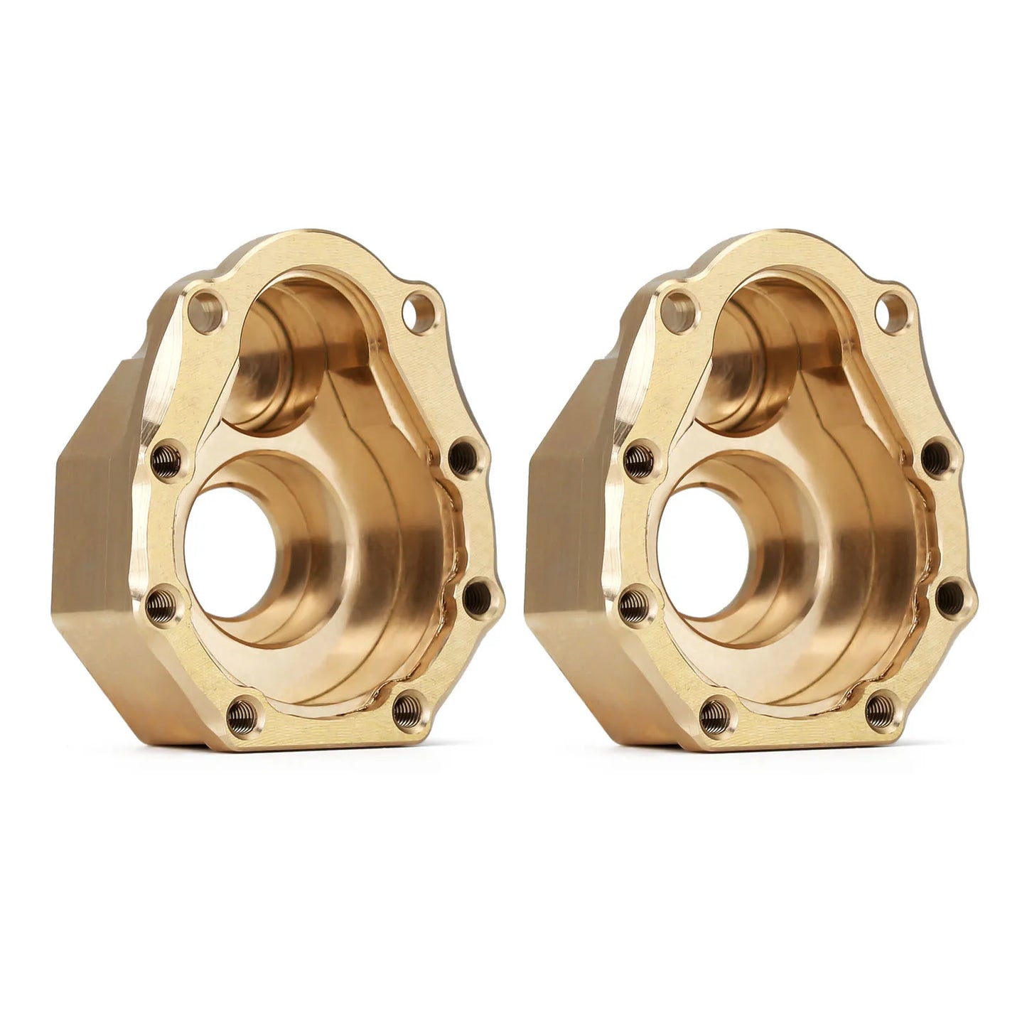 INJORA Heavy Brass Counterweight Portal Drive Housing Bumper Holder Axle Mount for RC Crawler TRX4 TRX-4 TRX6 Upgrade Parts