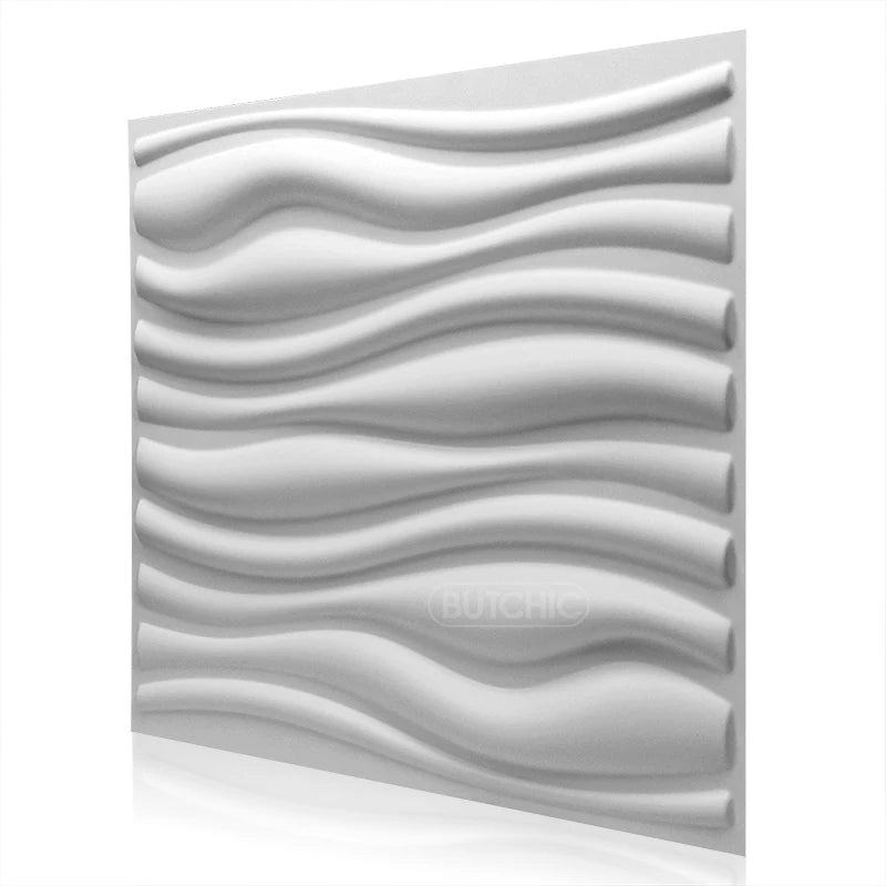 30x30cm Waves 3D Wall Panel wave Diamond Design Non self-adhesive plastic tile 3D wall sticker living room Bathroom wall paper
