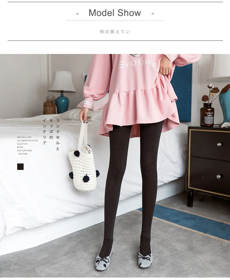 180g Plus Size Tights for Women Sexy Thicken Woolen Cloth Pantyhose Spring Autumn Winter Female Cotton Pantyhose of Large Sizes