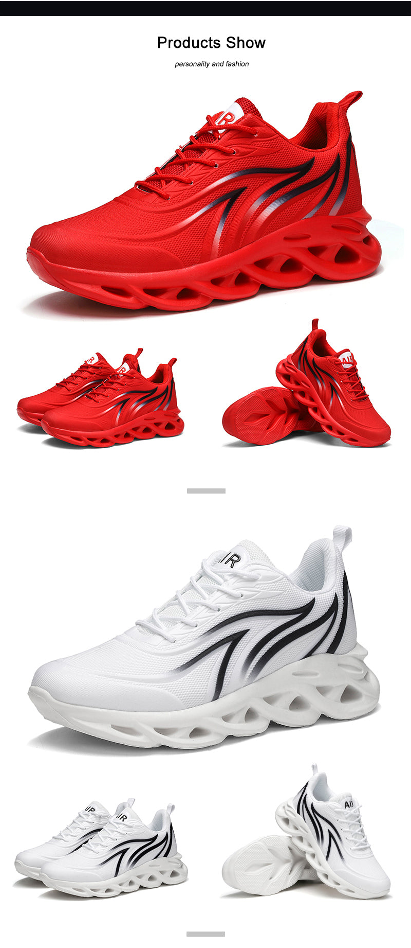 Men's Flame Printed Sneakers Flying Weave Sports Shoes Comfortable Running Shoes Outdoor Men Athletic Shoes.