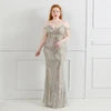 18581-S#2021 New Arrival Anti-wrinkle Sustainable Sequin Dress Women Sexy MomSuper Size Dress,   Fat Lady.  Plus Size Dress.