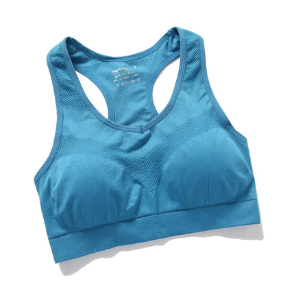 Women Sports Bra Top Push Up Fitness Bra Underwear Sport Tops Breathable Running Vest Gym Active Bras.