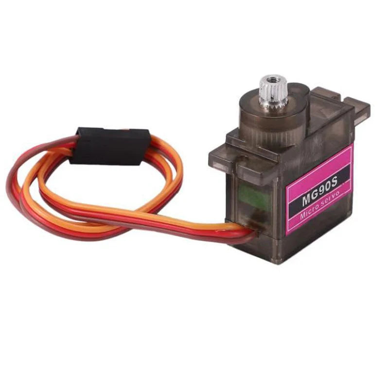 5/10/20PCS MG90S Metal Gear RC Micro Servo 180°/360° 13.4g Motor for RC Helicopter Car Boat Model Toy Control.