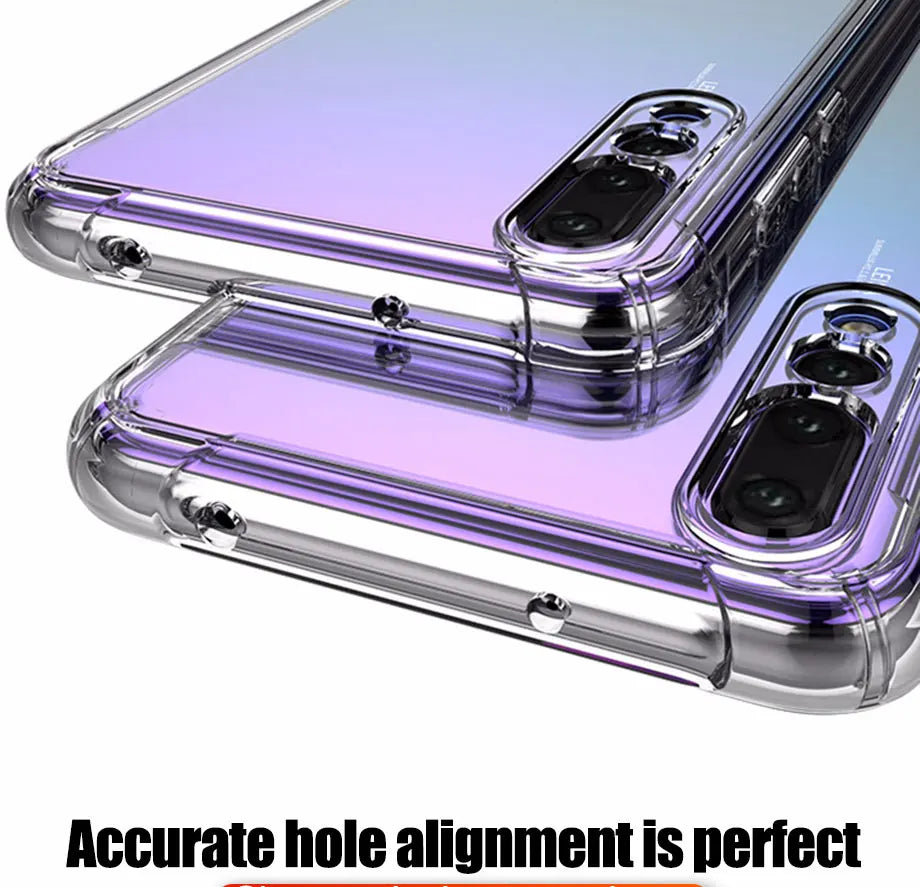 Luxury Soft Case For Huawei P20 P30 Lite Pro Protective Transparent Case Mate 20 30 Lite Honor 20 Lite pro Silicone Back Cover.
