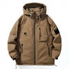 Wholesale Unisex Jackets, Outdoor Winter Waterproof Sports Waterproof Hooded Hiking Casual Zipper Multi Pocket Men's Down Jacket.