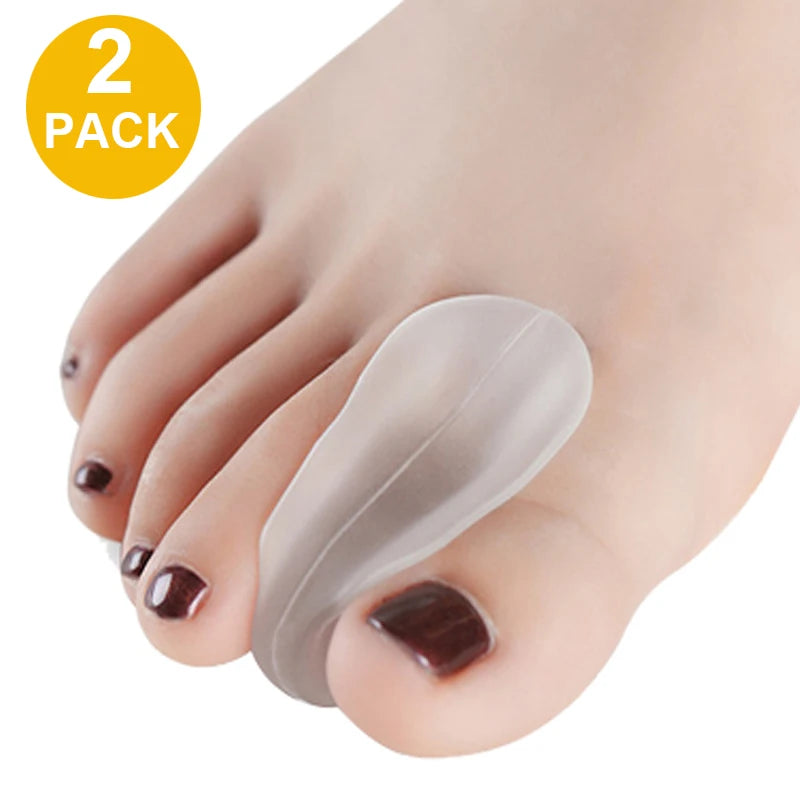 1 Pair Silicone Bone Thumb Orthotics Corrector Hallux Valgus Toe Separator Feet Care Thumb Orthotics Foot Care Tools 2020 S/L.