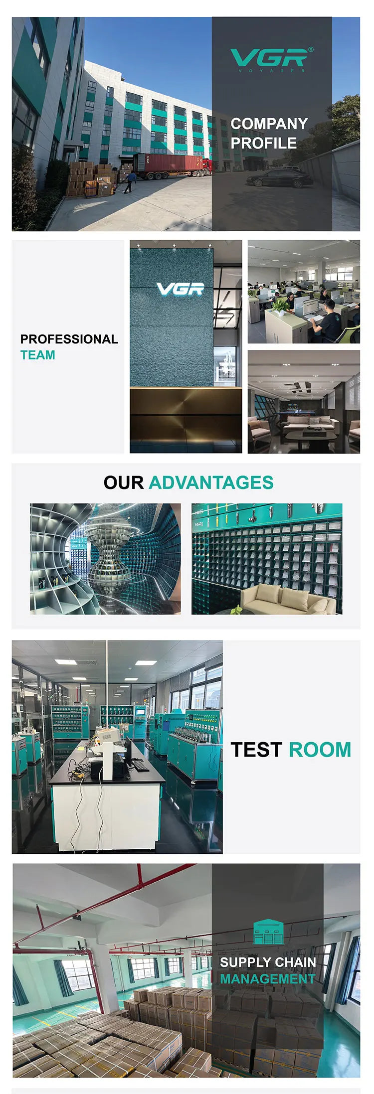 VGR professional multi gear adjustable hair dryer hair salon household high-power distributed air nozzle cold hair dryer V-450.