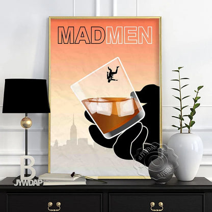 Mad Men Season TV Series Canvas Painting Wall Art Home Poster Art Decor Painting Wall Pictures Living Room Modern Decoration.