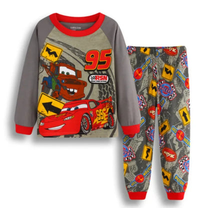 Kids Pajamas Children Sleepwear Pixar Cars Lightning McQueen Baby Pajamas Sets Boy Girl Pyjamas Pijamas Cotton Nightwear Clothes.