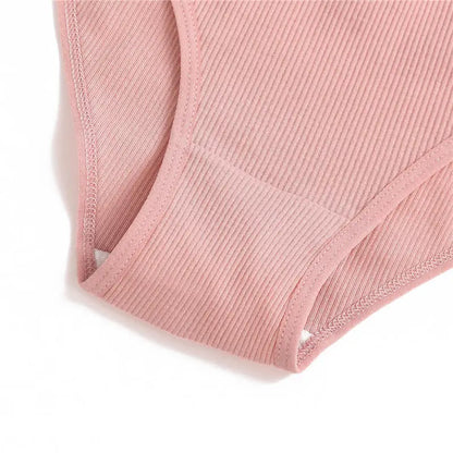 FINETOO 4Pcs/Set M-4XL Cotton Panties Female Underpants Sexy Panties for Women Briefs Underwear Plus Size Pantys Lingerie.