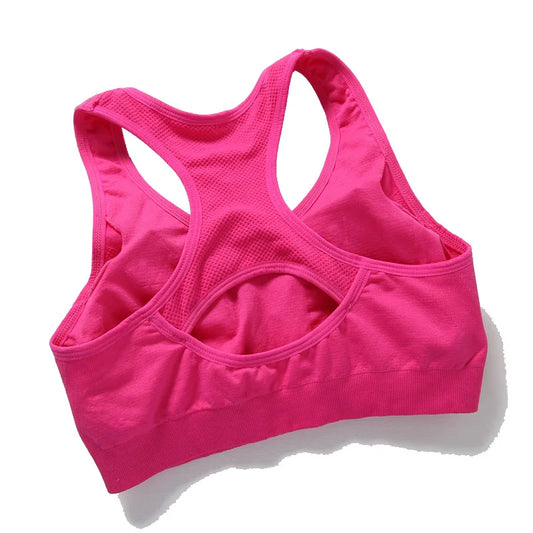 Women Sports Bra Top Push Up Fitness Bra Underwear Sport Tops Breathable Running Vest Gym Active Bras.