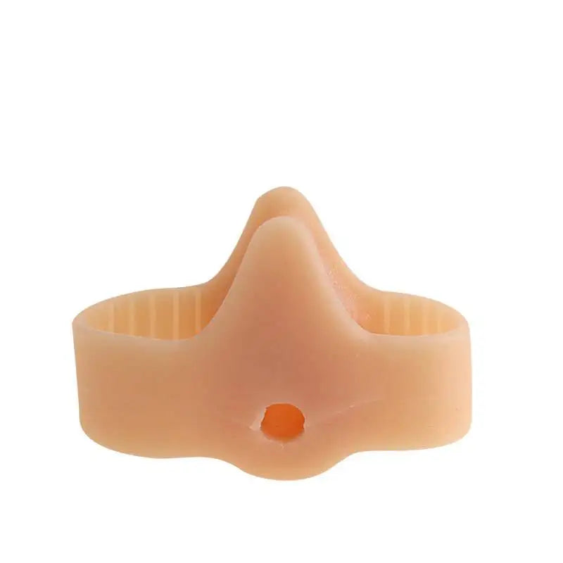 2pcs=1pair Silicone Two Hole Toe Separator Gel Foot Finger Protector Bunion Orthopedic Hallux Valgus Guard Straightener Pedicure.