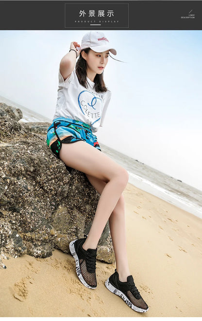 Hight Quality Summer Mens Beach Shoes Outdoor Sandals Air Mesh Sneaker Fashion Women Foam Sport Aqua Footwear Water Light Weight.