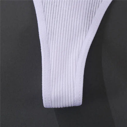 FINETOO 3PCS/Set G-string Panties Cotton Women's Underwear Sexy Panty Female Underpants Thong Solid Color Lingerie T-Back Design