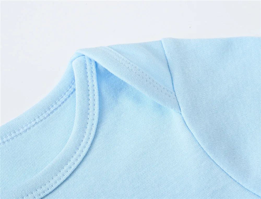 Kavkas 3-6 Teile/los Baby Jungen Body Kurzarm Baumwolle Neugeborene Kleidung Cartoon Print Sommer Kleinkind Overalls.