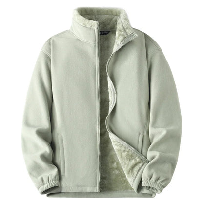 New Fleece Coat Polar Plush Lock Warm Men's and Women's Style Can Match Windproof.
