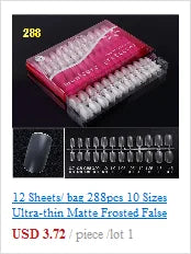 NATURAL CLEAR /WHITE 3 COLORS STILETTO FALSE NAIL TIPS, 500PCS FRENCH FAKE NAIL TIPS NAIL ART ACRYLICS ARTIFICIAL DIY NAIL TIPS.