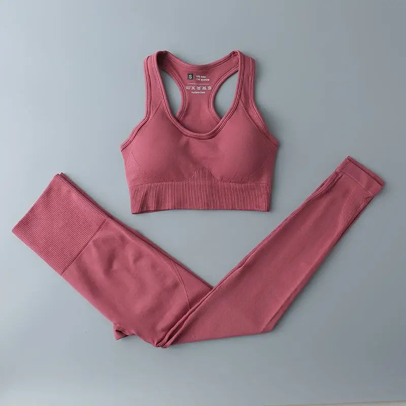 2/3/4pcs Seamless Gym Set Sport outfit Suits for Fitness Clothing Yoga Set For Women Sportswear Yoga Clothes Woman Active Wear
