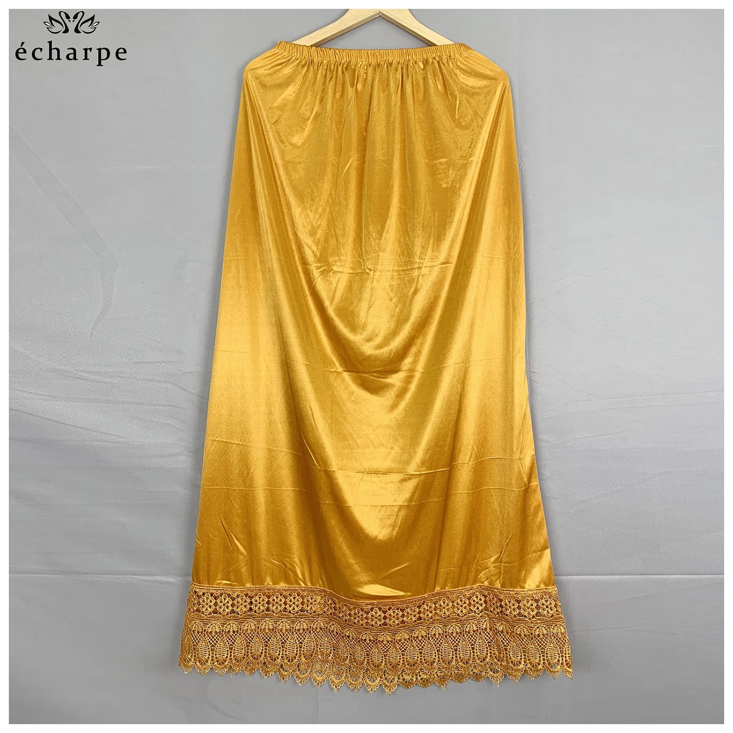 12pcs/1 dozen Muslim Women skirt Extender Slips Lace Skirts Knee Stretch High Waist Skater Flared Pleated Swing Skirt Loose.