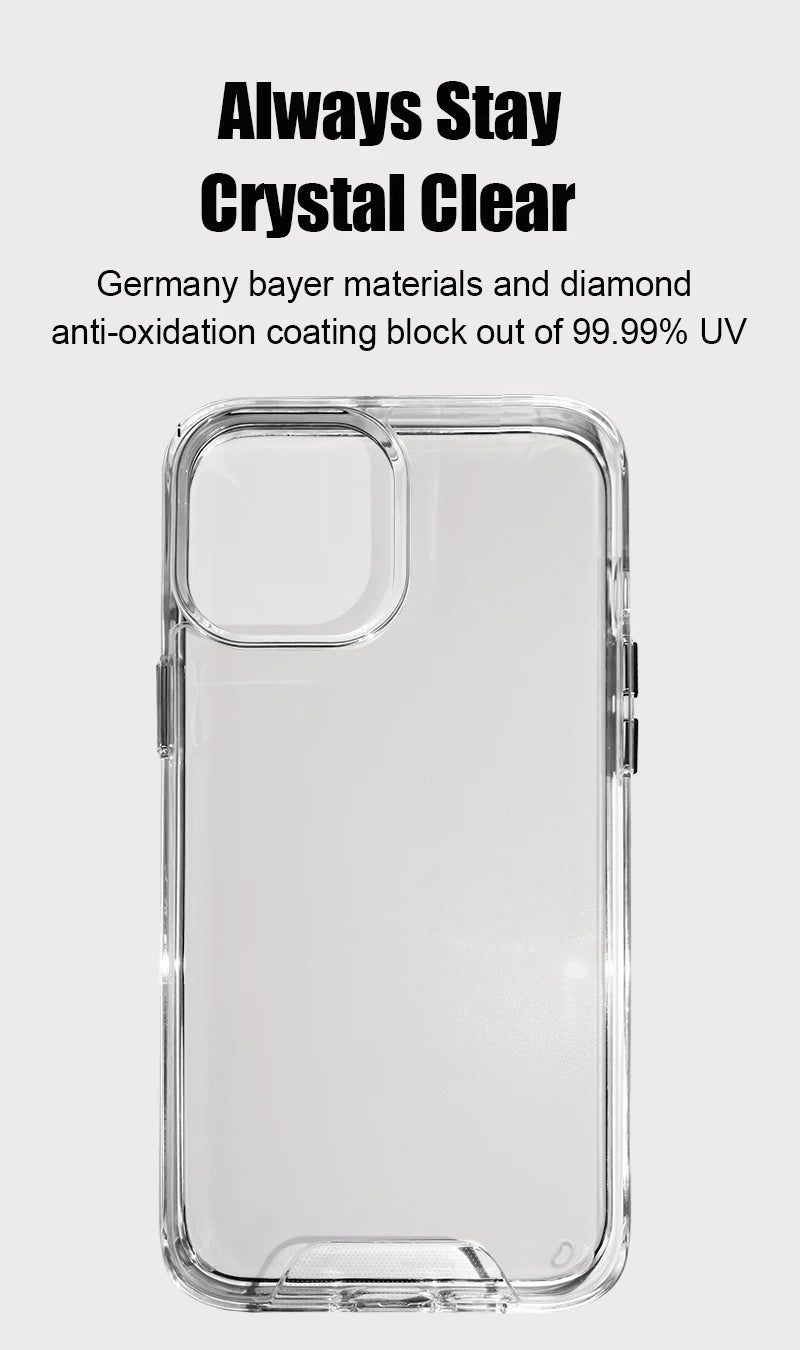 Clear Case For iPhone 17 16 Pro Max 17 Air Case 16 15 14 13 12 11 Pro Max Case For Magsafe for iPhone16 Plus Luxury Cover Cases