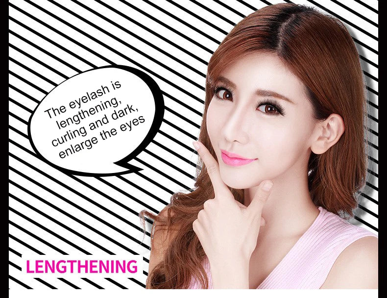 Silk Mascara 1+1 4D Fiber Cosmetics 3D Mascara Eyelashes Lengthening Full Professional Makeup Eyelash False Eyelashes.