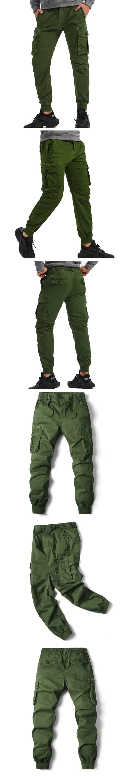 Cargo Pants Men Jogging Casual Pants Cotton Full Length Military Mens Streetwear Mens Work Tactical Tracksuit Trousers Plus Size.