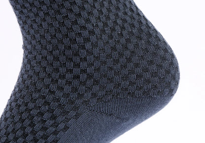 10 Pairs High Quality Bamboo Fiber Men's Socks Business Breathable Deodorant Compression Socks Men Long Big Size EUR 38-46.