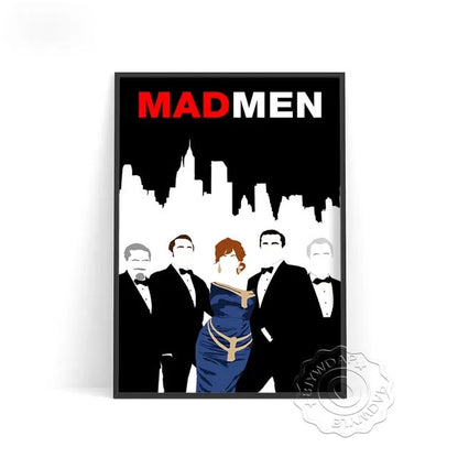 Mad Men Season TV Series Canvas Painting Wall Art Home Poster Art Decor Painting Wall Pictures Living Room Modern Decoration