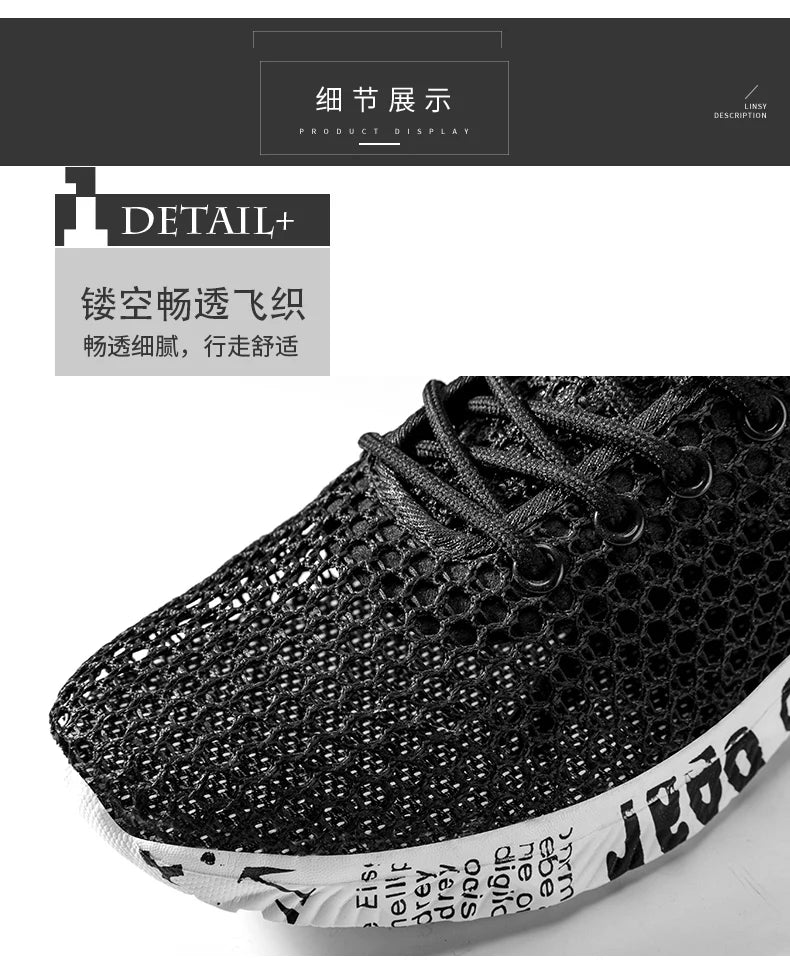 Hight Quality Summer Mens Beach Shoes Outdoor Sandals Air Mesh Sneaker Fashion Women Foam Sport Aqua Footwear Water Light Weight.