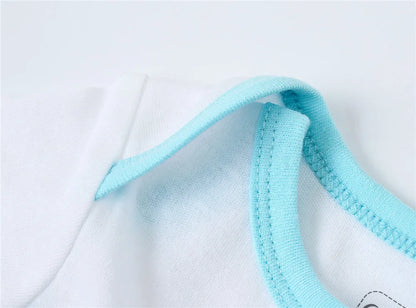 Kavkas 3-6 Teile/los Baby Jungen Body Kurzarm Baumwolle Neugeborene Kleidung Cartoon Print Sommer Kleinkind Overalls.