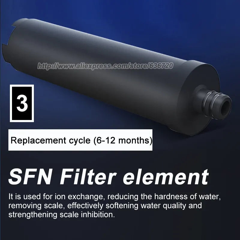 0.01μm Stainless Stee Ultra-Filtration Under Sink Water Filter System, Reduces 99.99% of Chlorine, Bad Taste & Odor.