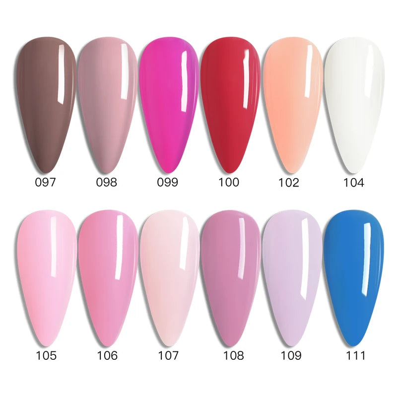 Ibdgel 12 Colors 15ML Nail Gel Polish Nail Accessories Semi-permanent Varnish Nail Art Nail Soak Off LED UV Gel Nail Venalisa