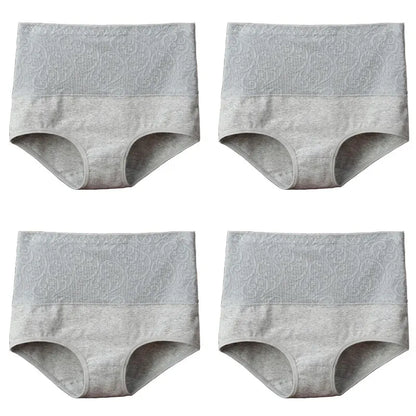 Underwear for Women Cotton High Waist Panties Tummy Control Briefs Ladies Panty Full Coverage Female Lingerie Stretch Underpants.