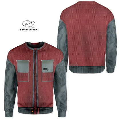 PLstar Cosmos Back to the Future Part Marty 3d hoodies/Sweatshirt Winter autumn funny Harajuku Long sleeve streetwear.