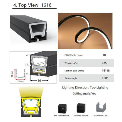 WS2812B WS2811 SK6812 LED Neon Rope Tube 5050 Flexible LED Strip Light Silica Gel Soft Lamp Tube IP67 Waterproof For Decoration.