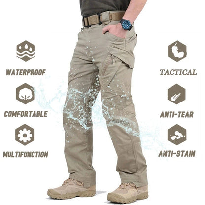 IX9 City Military Tactical Pants Men SWAT Combat Army Pants Casual Men Hiking Pants Outdoors Trousers Cargo Waterproof Pants.