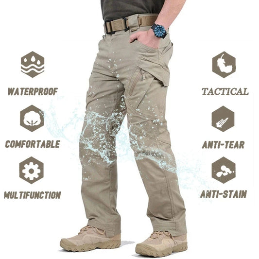 IX9 City Military Tactical Pants Men SWAT Combat Army Pants Casual Men Hiking Pants Outdoors Trousers Cargo Waterproof Pants.