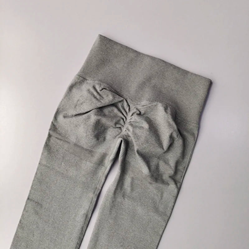 Nahtlose Damen-Leggings mit hoher Taille, schnell trocknend, elastisch, für Yoga, Fitness, Fitnessstudio, Jogginghose, Push-up-Leggings, Sportbekleidung