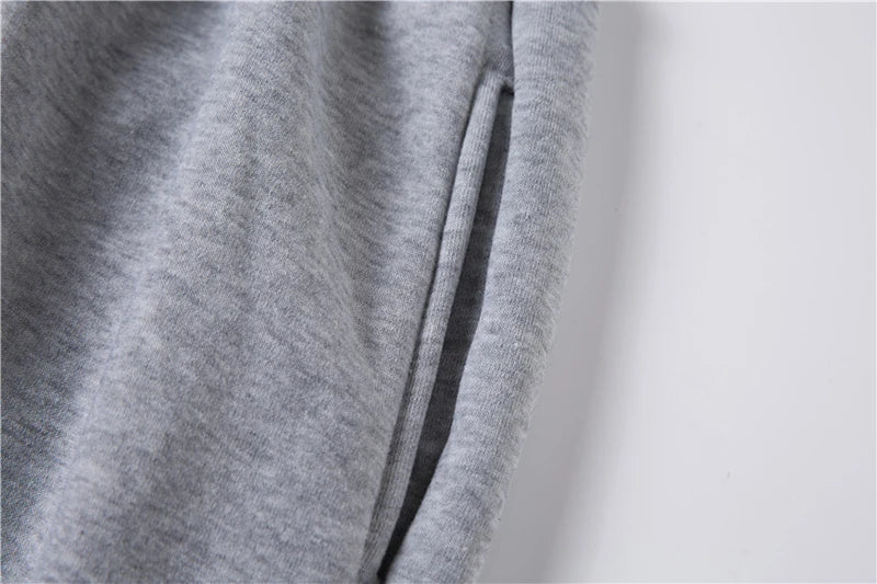 Autumn and winter new suit thickened plus velvet pullover hooded women's suit sports and leisure two-piece trousers and leisure