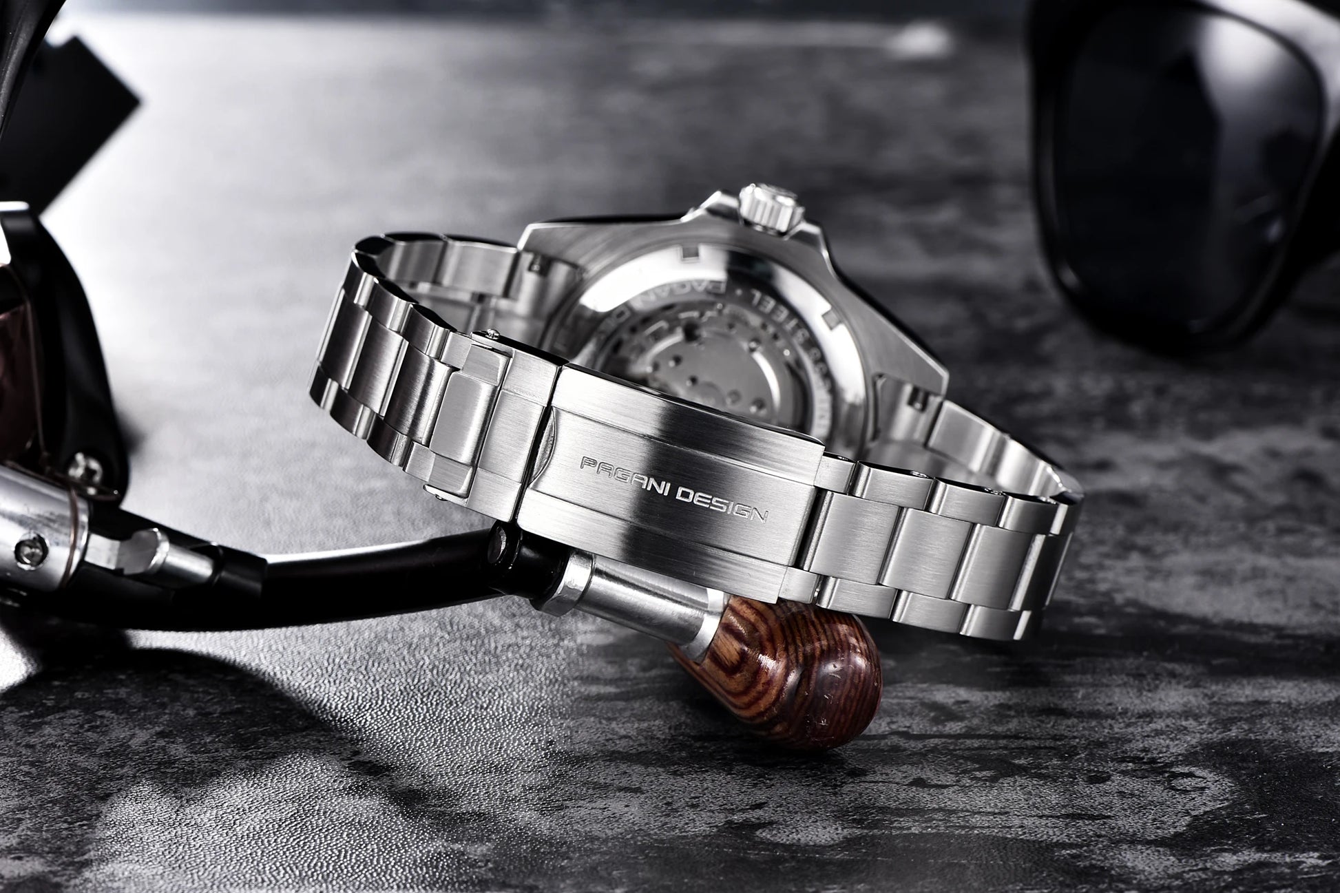 PAGANI DESIGN Top Brand Automatic Watch Luxury Sapphire Glass Mechanical Wristwatch Sports Stainless Steel Waterproof Men Watch.