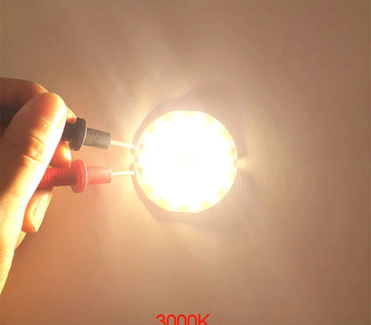 3V LED-Licht, 50 mm Durchmesser, runder COB-Chip, Doppelring-LED-Lampe, 3,7 V, 5W LED-Birne für DIY-Arbeitsscheinwerfer, Hausdekor-Beleuchtung.