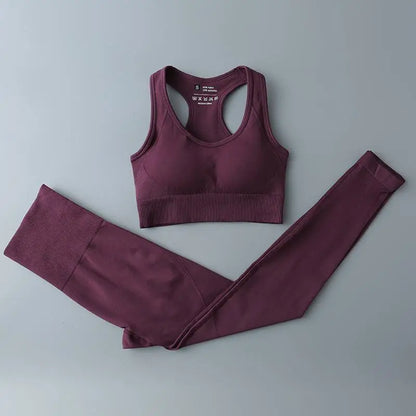 2/3/4pcs Seamless Gym Set Sport outfit Suits for Fitness Clothing Yoga Set For Women Sportswear Yoga Clothes Woman Active Wear
