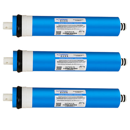 VONTRON Reverse Osmosis RO Membrane 75GPD / 100GPD Replacement Water Filter System Purifier Drinking  ULP1812-75 / ULP2012-100.