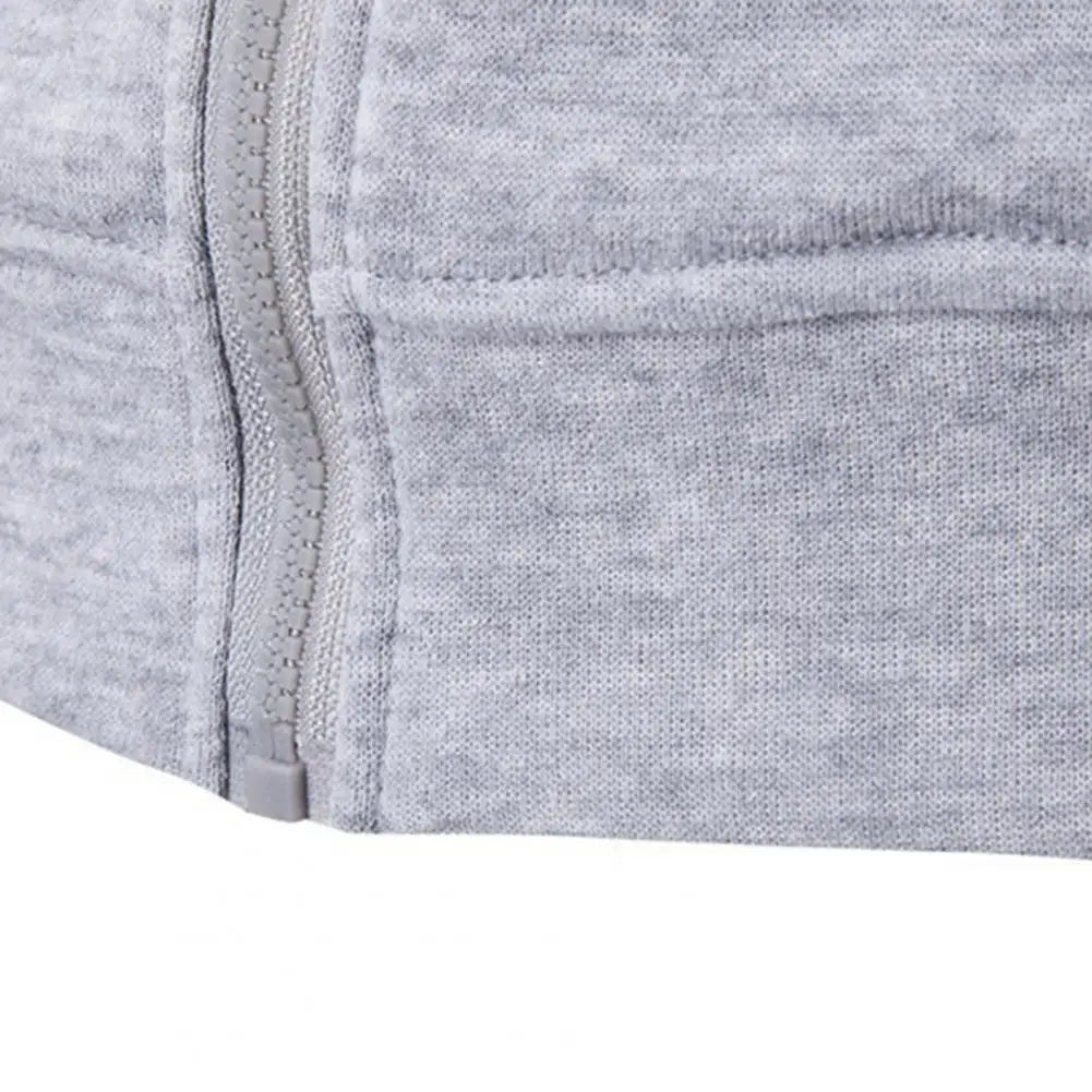 Autumn Men Sweatshirts Long Sleeve Jacket Hoodie Zipper Closure Jacket Male Hoodies Sweatshirt Slim Fit Male Clothing.