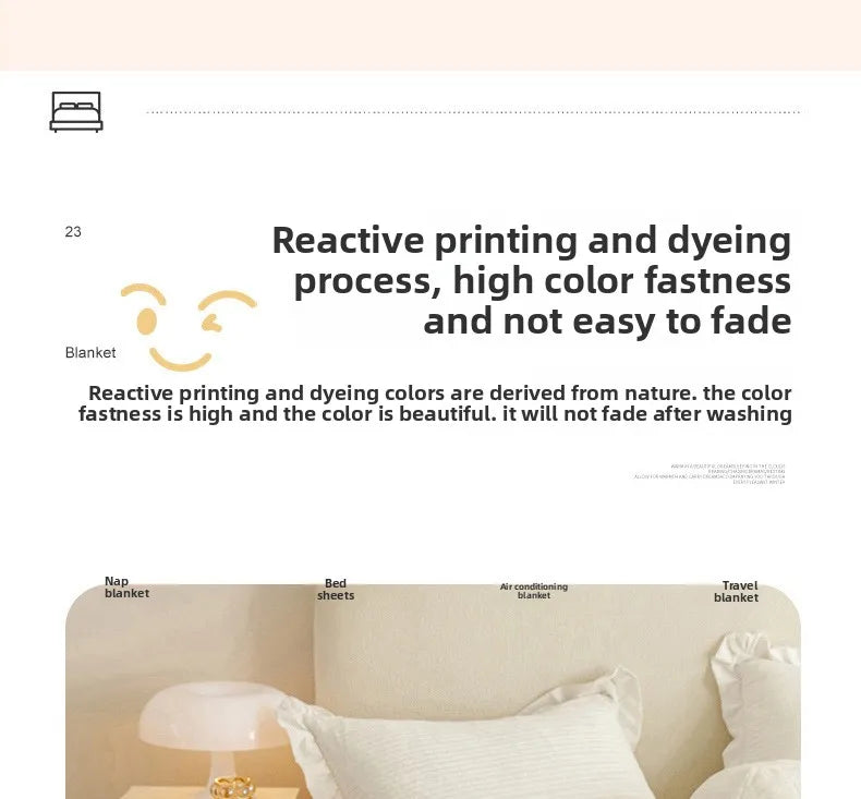 Lamb Fleece Double-Sided Velvet Blanket Double-Layer Thickened Woven Polyester Wearable Blanket