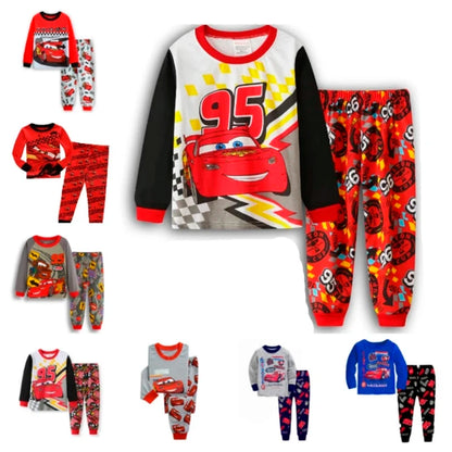 Kids Pajamas Children Sleepwear Pixar Cars Lightning McQueen Baby Pajamas Sets Boy Girl Pyjamas Pijamas Cotton Nightwear Clothes.