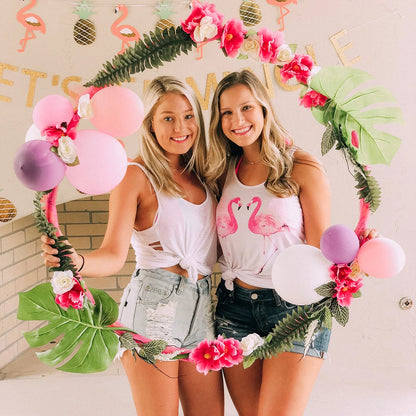 Runde Ballon Bogen Ballon Kreis Ständer Halter Rahmen Ring Geburtstag Ballon Dekor Hochzeit Party Dekorationen Baby Dusche Hintergrund.